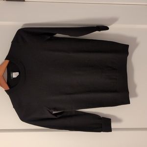 J. Crew lightweight wool sweater with black and gold beads at cuff